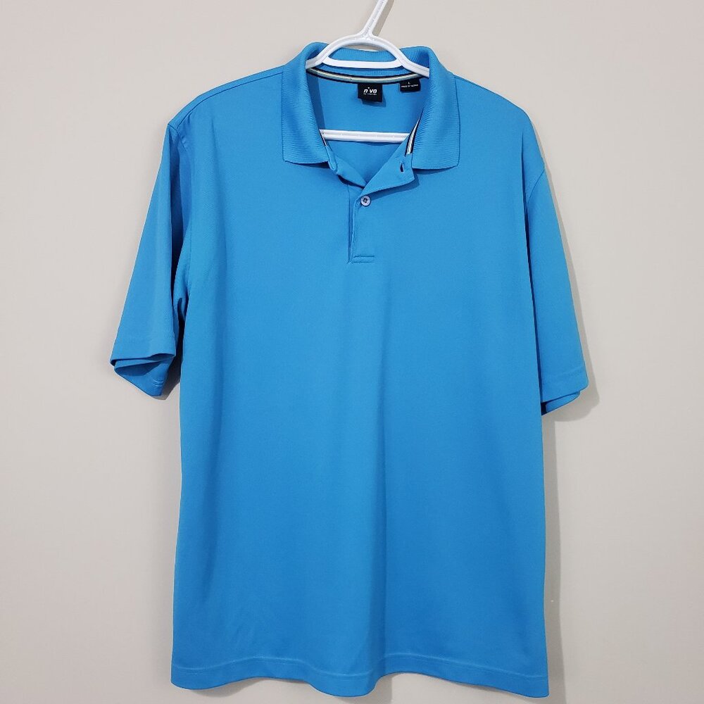 NVO Women's Blue Polo Shirt Size Large